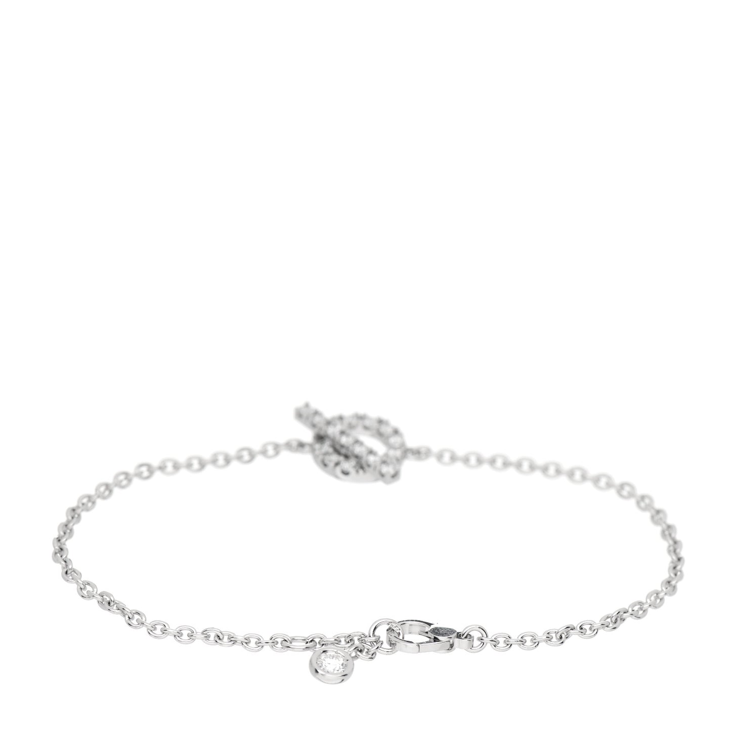 18K White Gold Diamond Finesse Bracelet ST