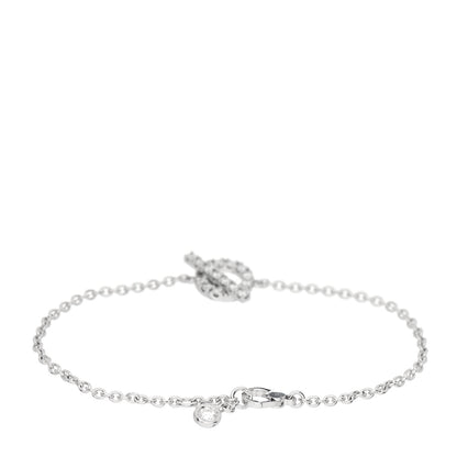 Hermes 18K White Gold Diamond Finesse Bracelet ST 3 of 5
