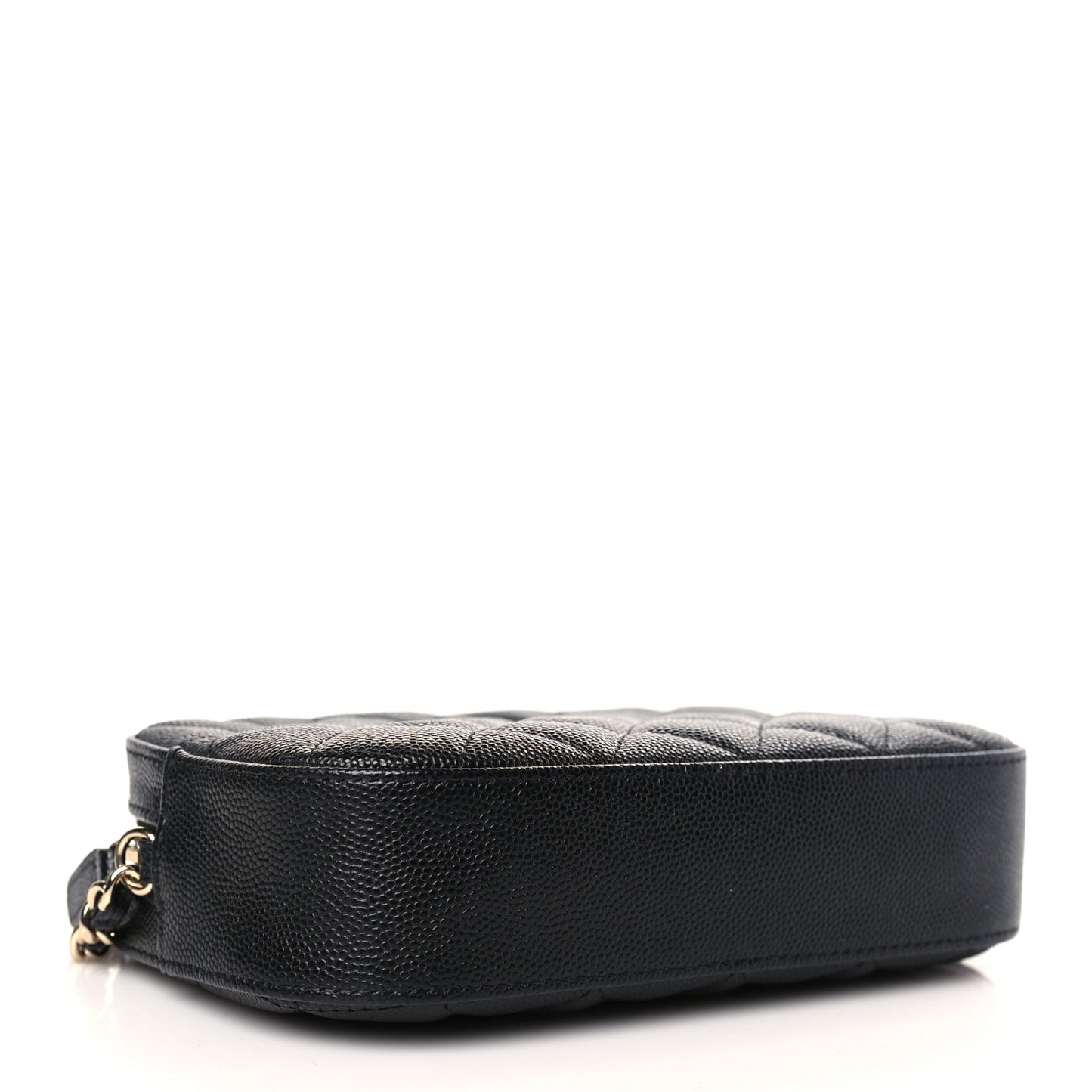 Caviar Quilted Camera Bag Black