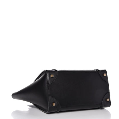 Celine Smooth Calfskin Mini Luggage Black 4 of 14