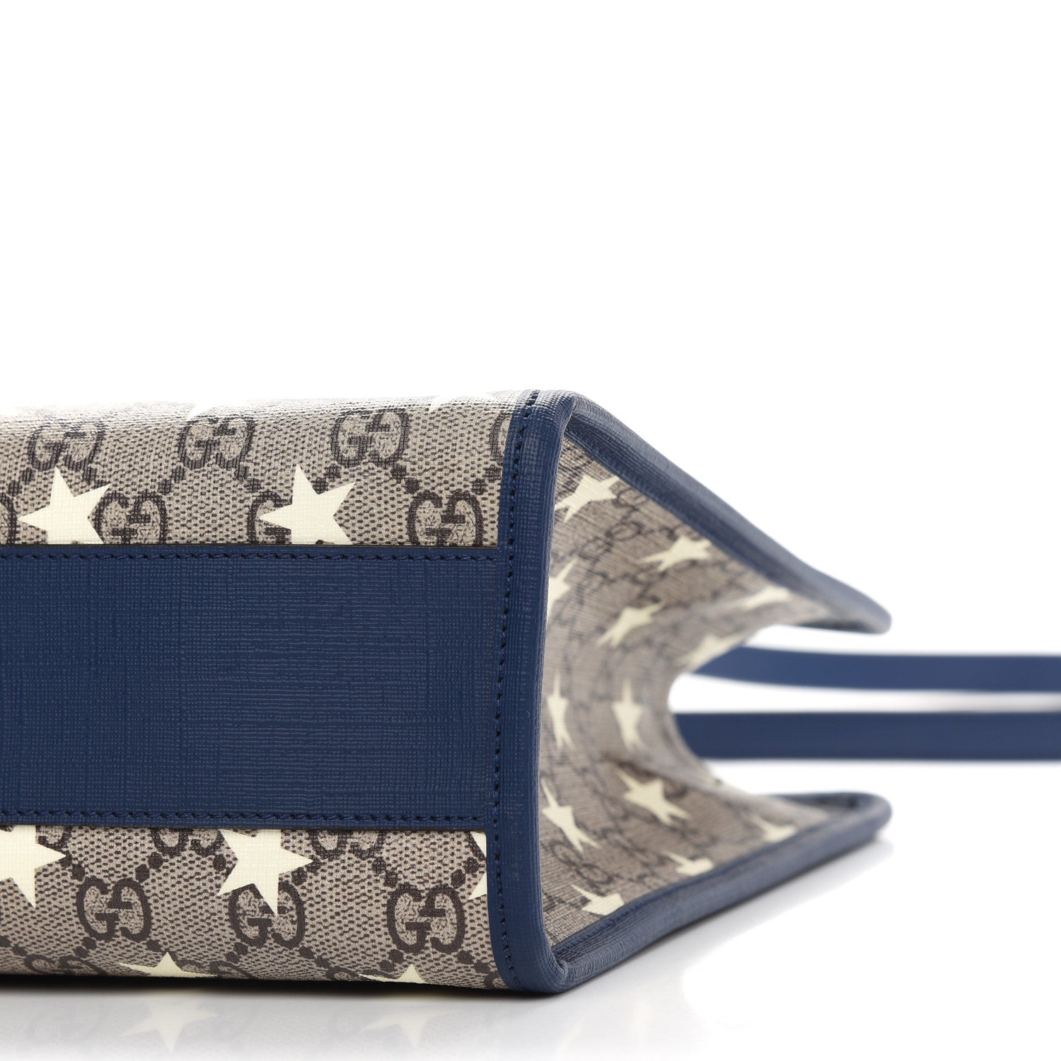 Gucci GG Supreme Monogram Stars Childrens Crossbody Tote Beige Ebony Yellow Royal 9 of 9