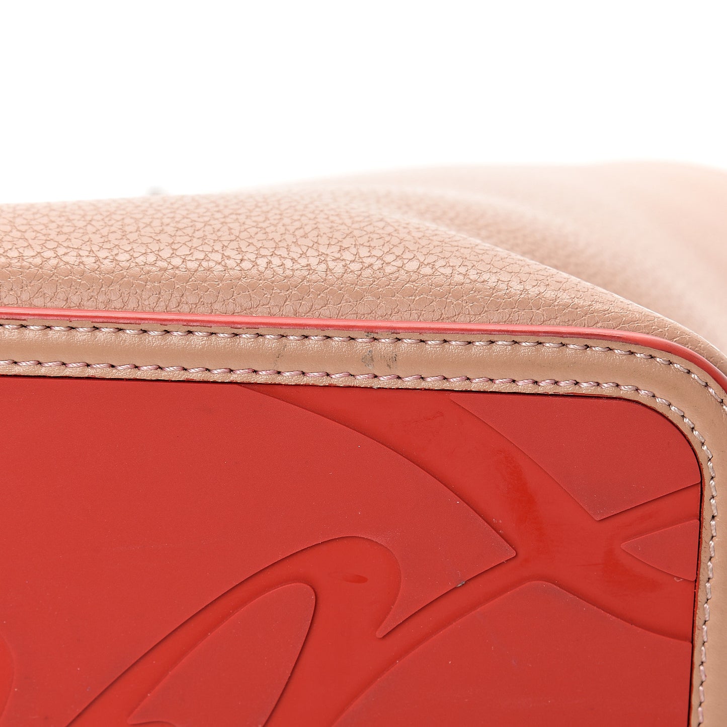 Calfskin Spikes East West Cabata Tote Nude