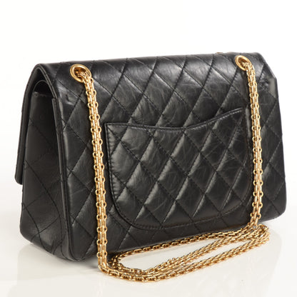 Chanel Aged Calfskin Quilted 2.55 Reissue 226 Flap Black 3 of 9