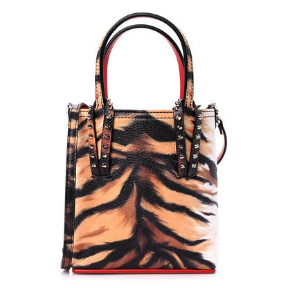 Christian Louboutin Calfskin Bengal Mini North South Cabata Tote Multicolor 1 of 10