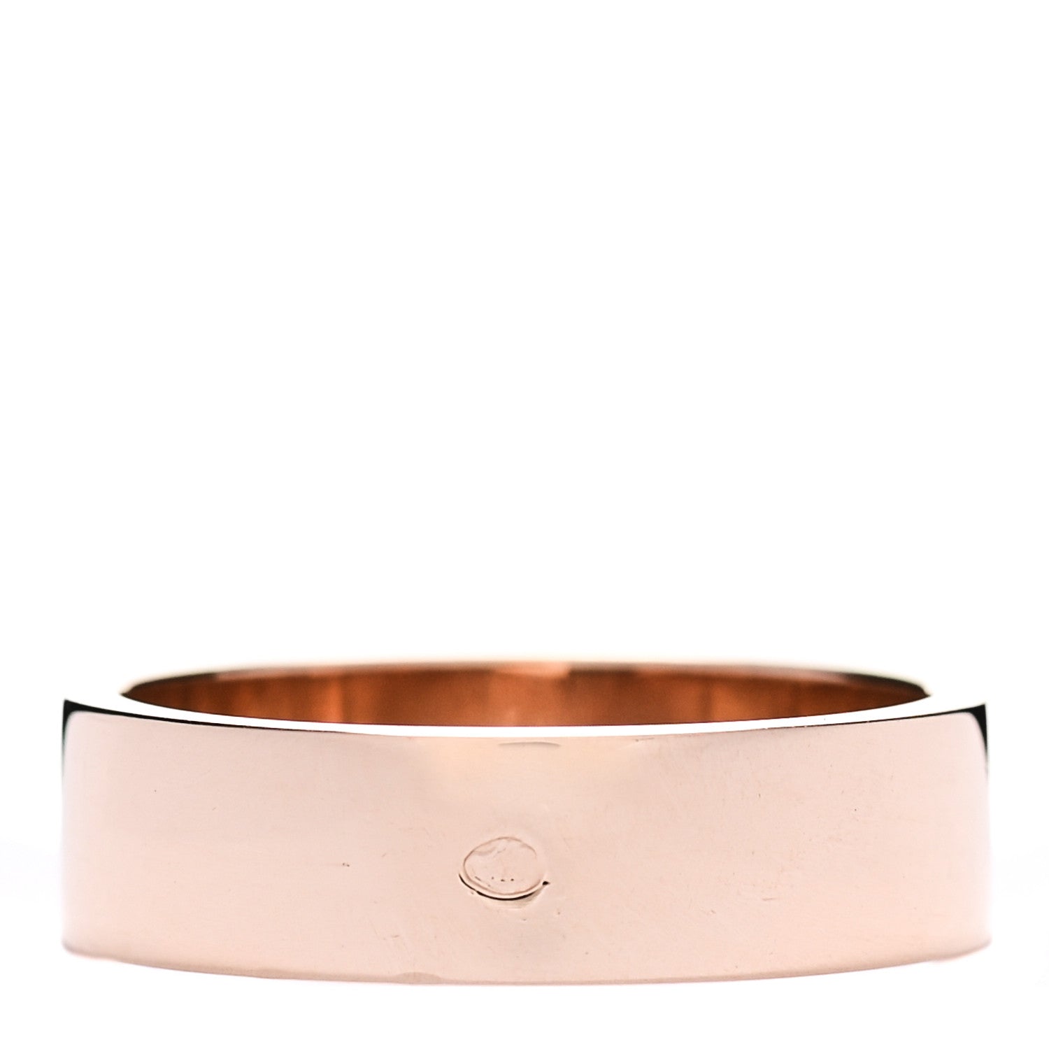 Hermes 18K Rose Gold Diamond PM Kelly Ring 50 5.25 3 of 4