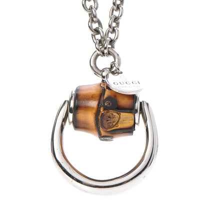 Gucci Bamboo Horsebit Necklace Large Silver 4 of 7