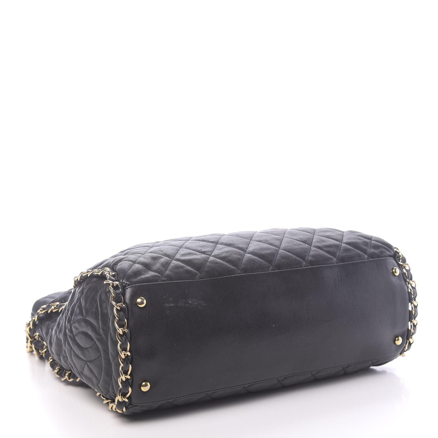 Chanel Calfskin Quilted Large Chain Me Hobo Black 4 of 11