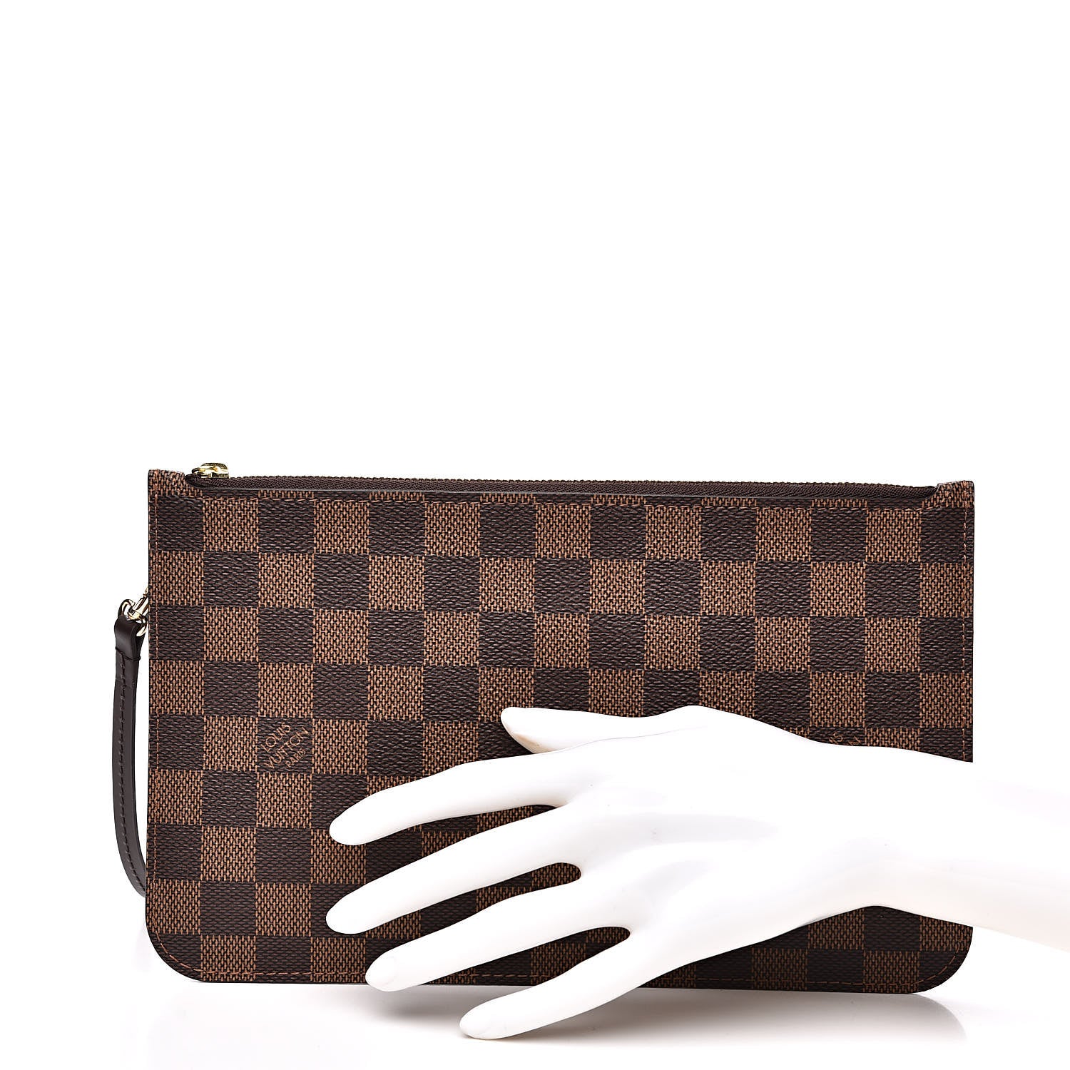 Louis Vuitton Damier Ebene Neverfull MM GM Pochette 2 of 9