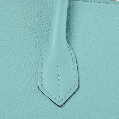 Hermes Togo Birkin 35 Bleu Atoll 31 of 37