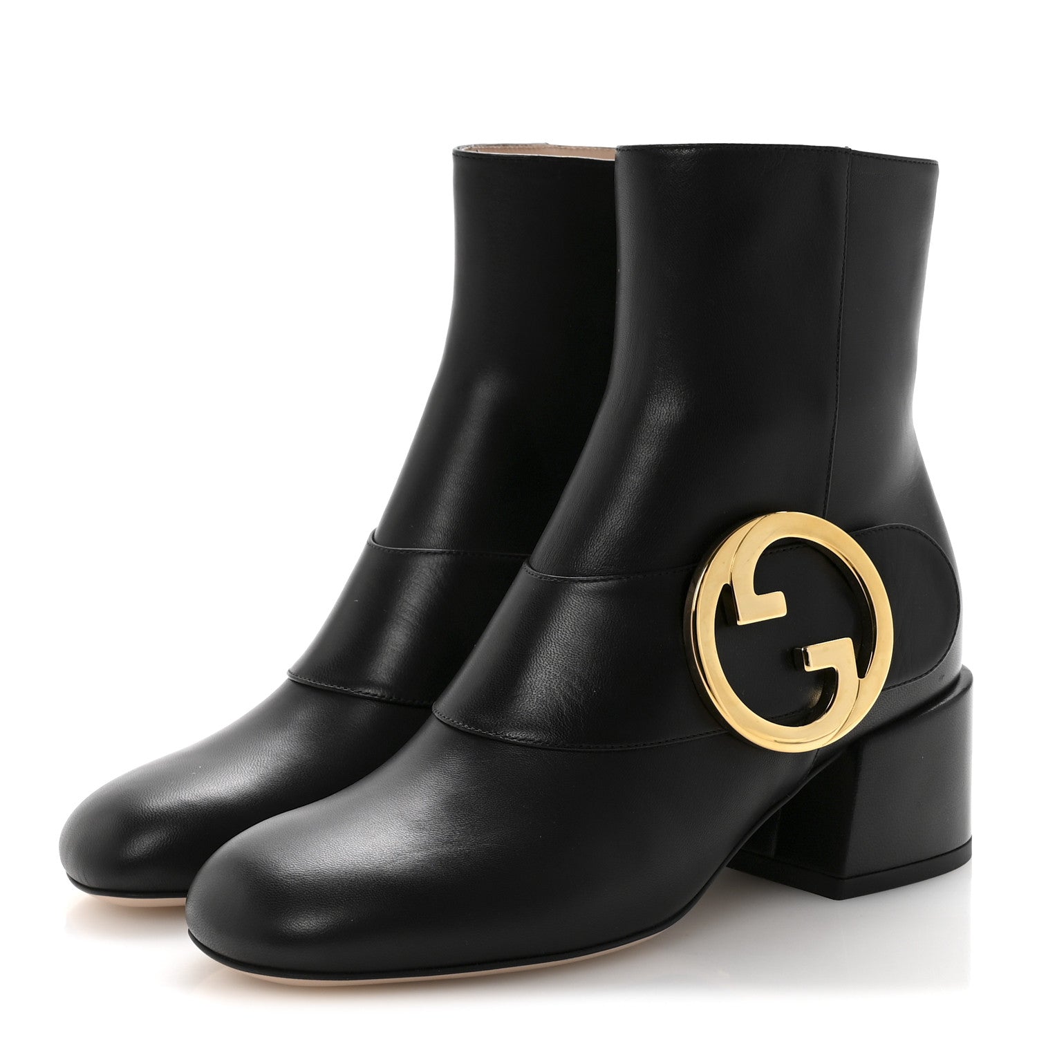 Gucci Malaga Kid GG Blondie 55mm Ankle Boots 35 Black 4 of 9
