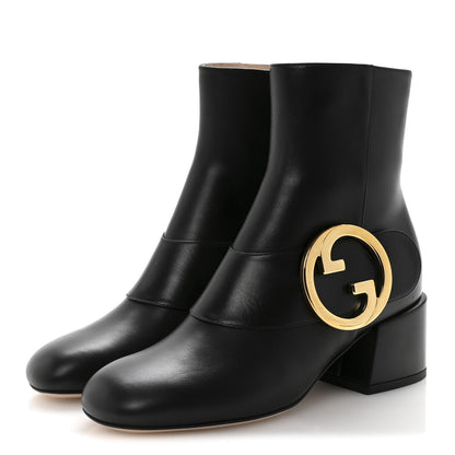Gucci Malaga Kid GG Blondie 55mm Ankle Boots 35 Black 4 of 9