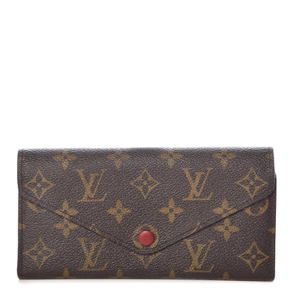 Louis Vuitton Monogram Josephine Wallet Red 1 of 16
