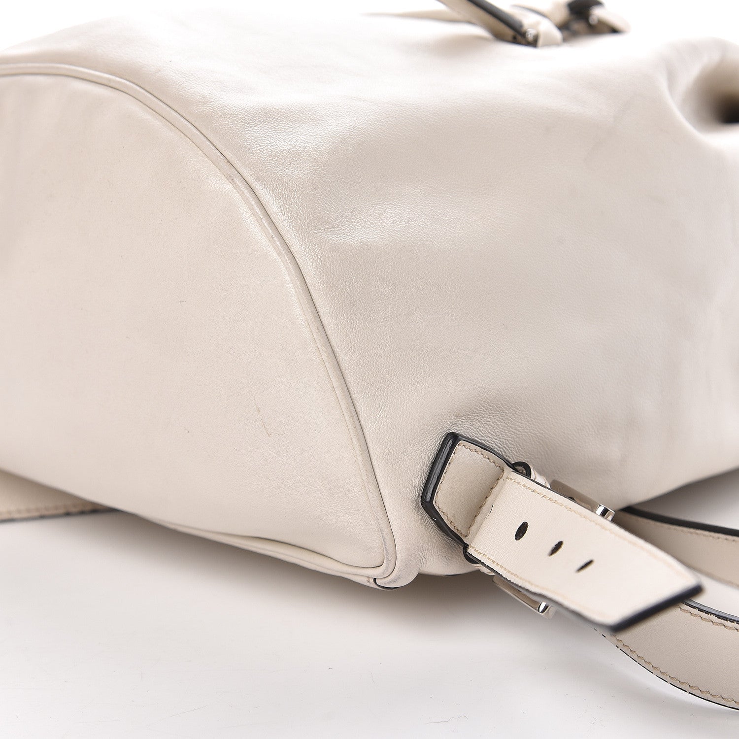 Prada Nappa Cinch Backpack Talco 19 of 21