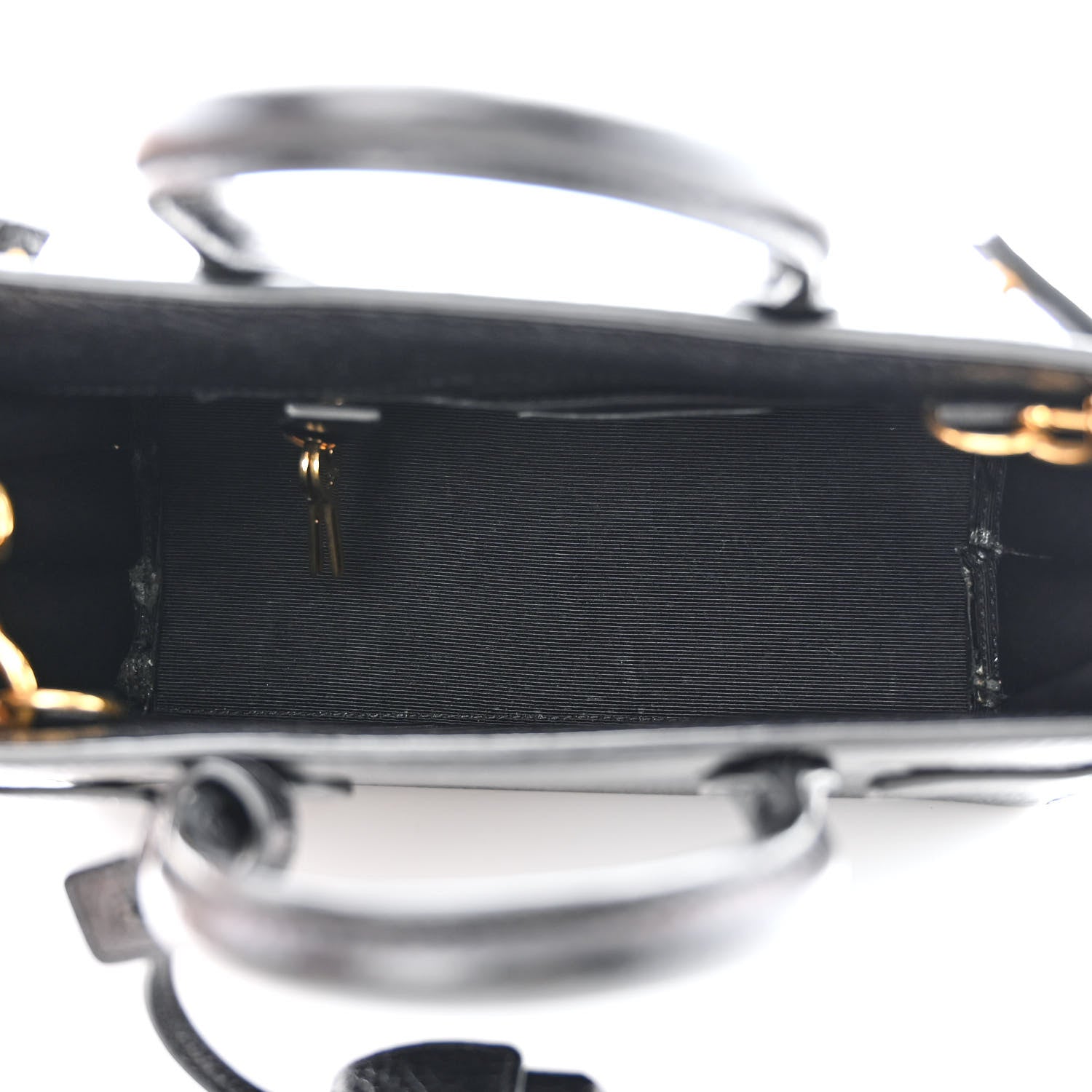 Saint Laurent Grained Calfskin Nano Sac De Jour Black 5 of 10