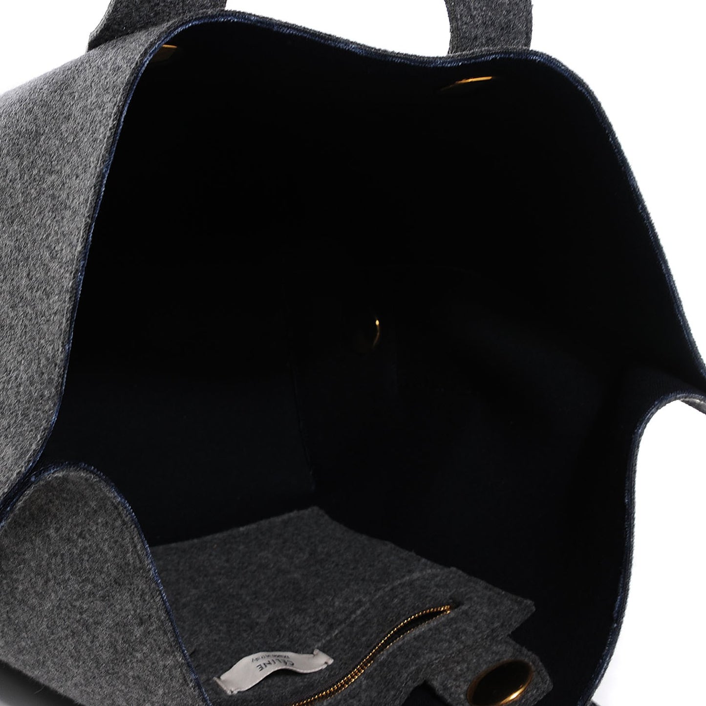 Wool Felt Orb Bag Grey