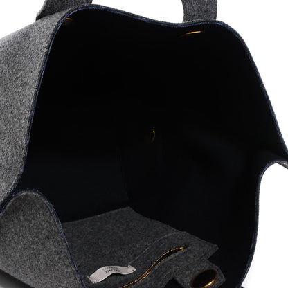 Celine Wool Felt Orb Bag Grey 5 of 7