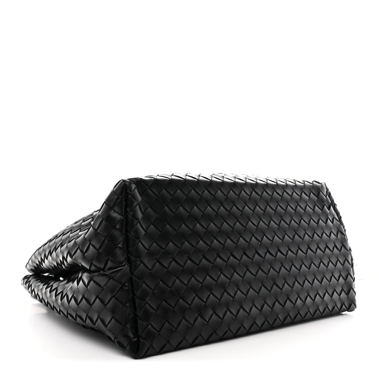 Bottega Veneta Nappa Intrecciato Large Andiamo Shoulder Bag Black 4 of 11