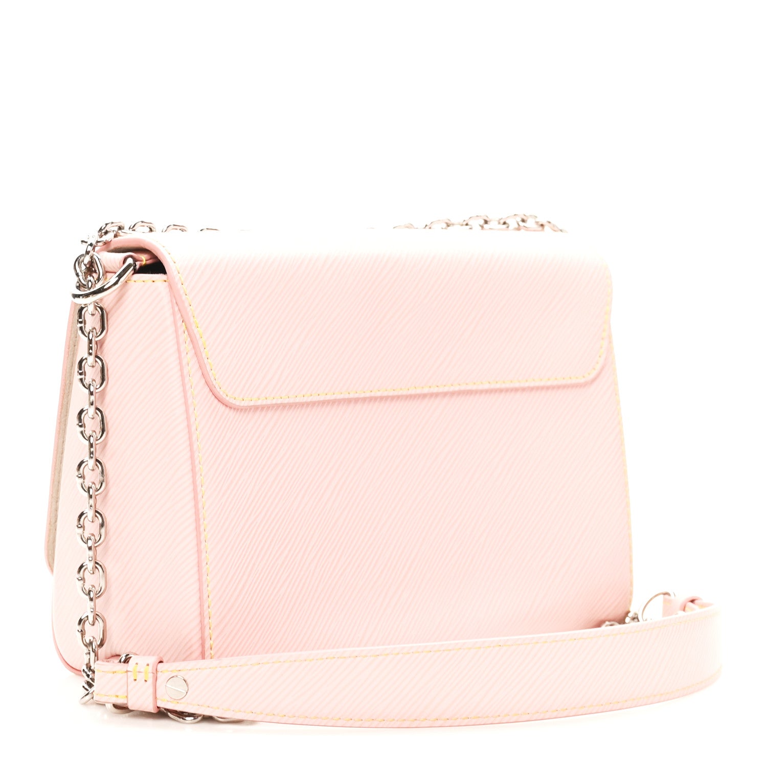 Louis Vuitton Epi Twist Shoulder Bag MM Rose Ballerine 3 of 9