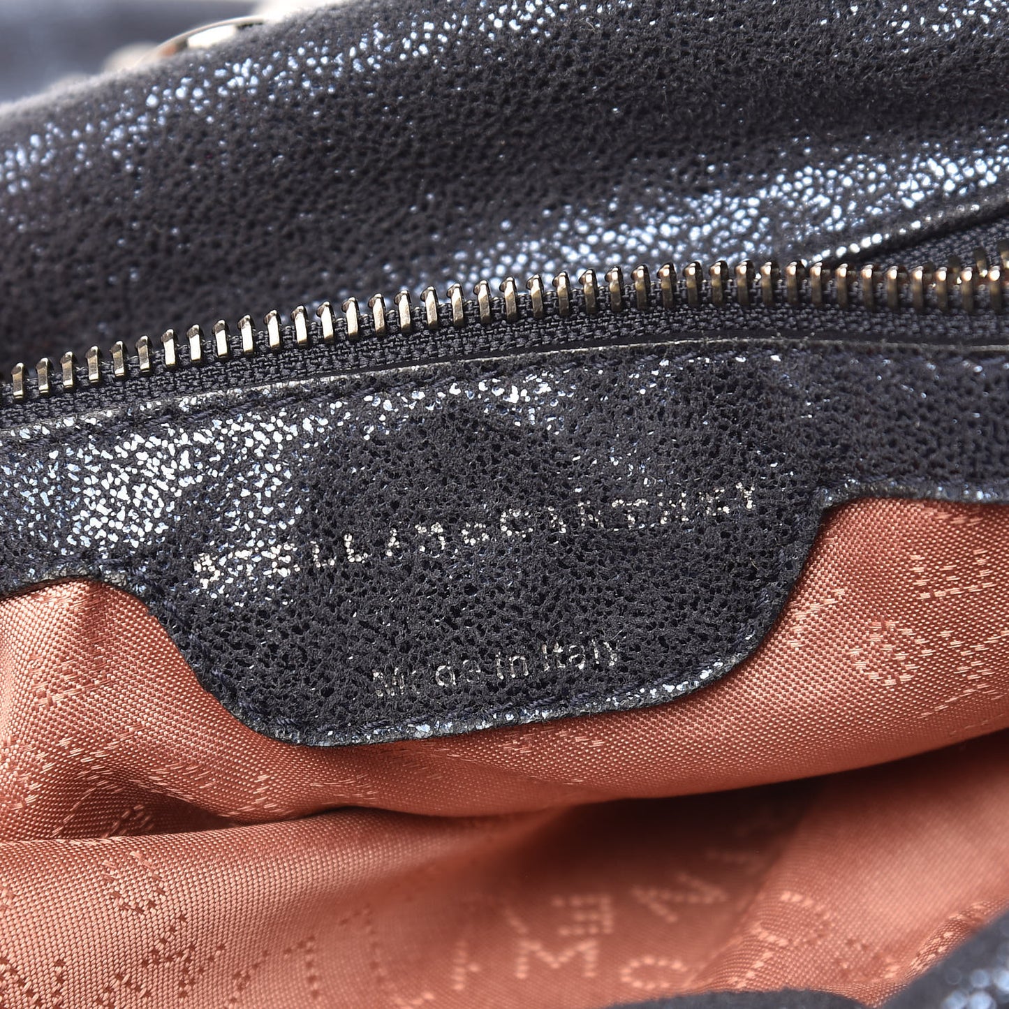Shaggy Deer Small Falabella Tote Lapis Navy
