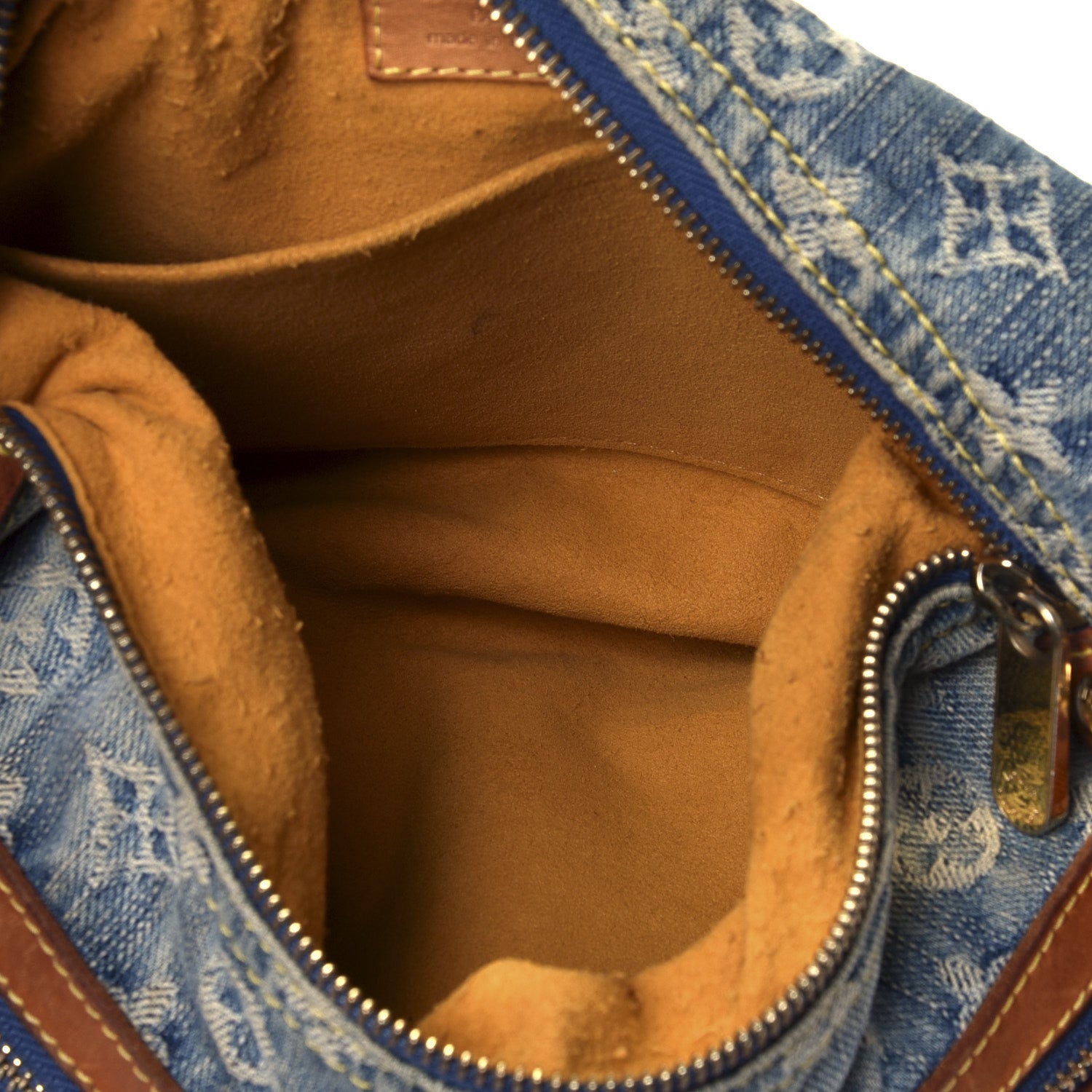 Louis Vuitton Monogram Denim Baggy PM Blue 4 of 10