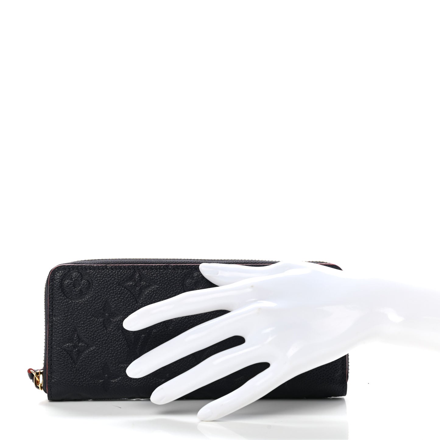 Empreinte Clemence Wallet Marine Rouge