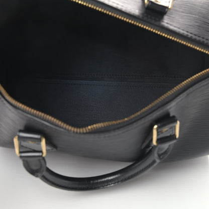 Louis Vuitton Epi Speedy 30 Black 4 of 6