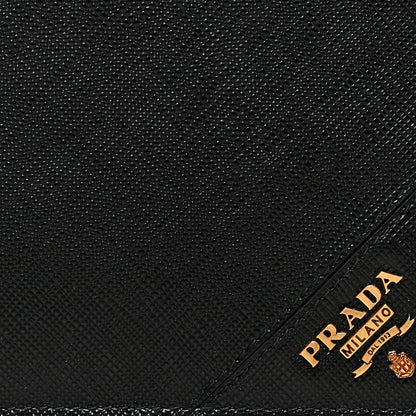 Prada Saffiano Bi-Fold Wallet Black 7 of 7