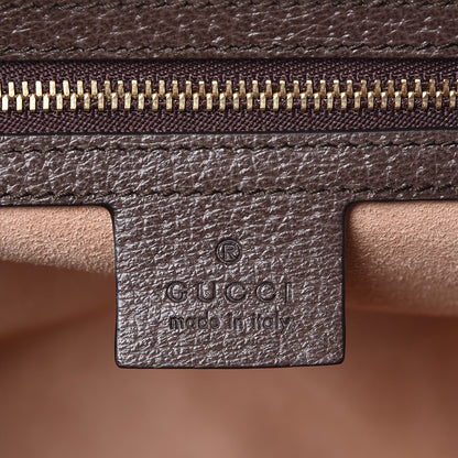 Gucci GG Supreme Monogram Web Medium Ophidia Boston Brown 7 of 10