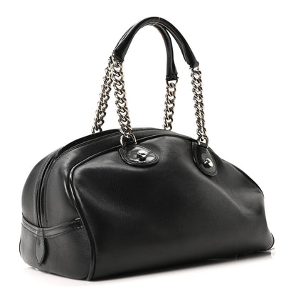 Christian Dior Calfskin Gambler Dice Bowler Black 3 of 10