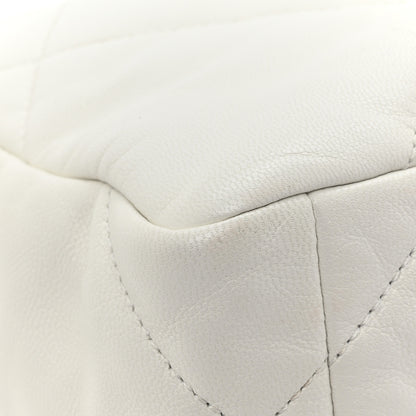 Chanel Lambskin Quilted Medium Chanel 19 Flap White 12 of 13