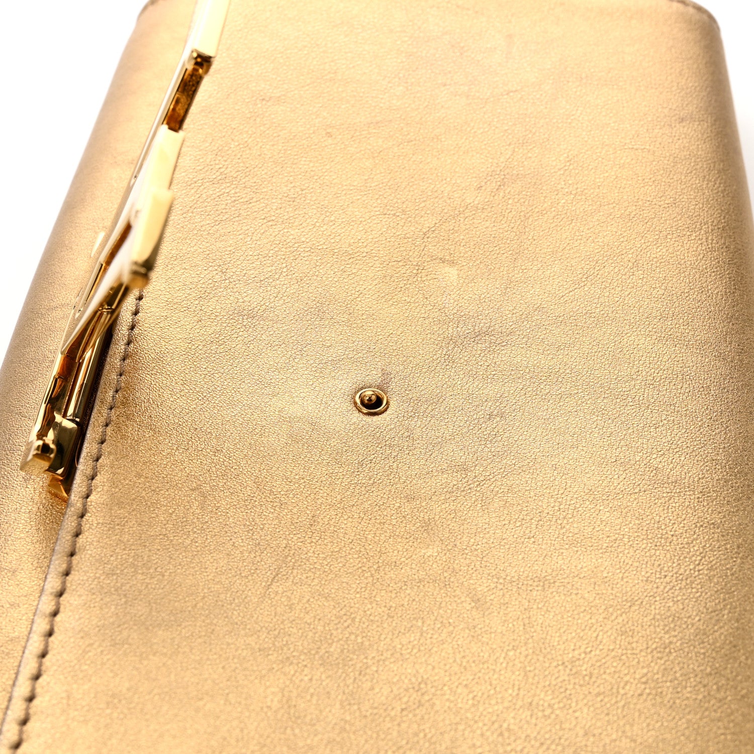 Louis Vuitton Calfskin Neo Sobe Louise EW Clutch Gold 11 of 11