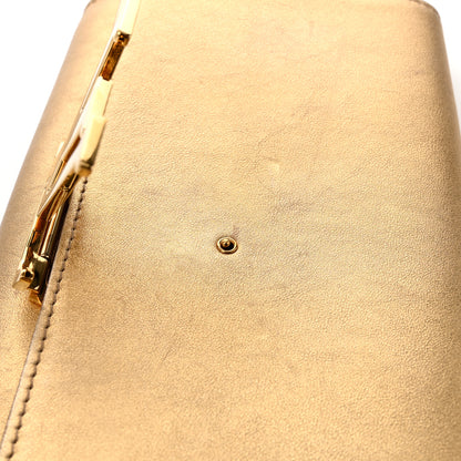 Louis Vuitton Calfskin Neo Sobe Louise EW Clutch Gold 11 of 11