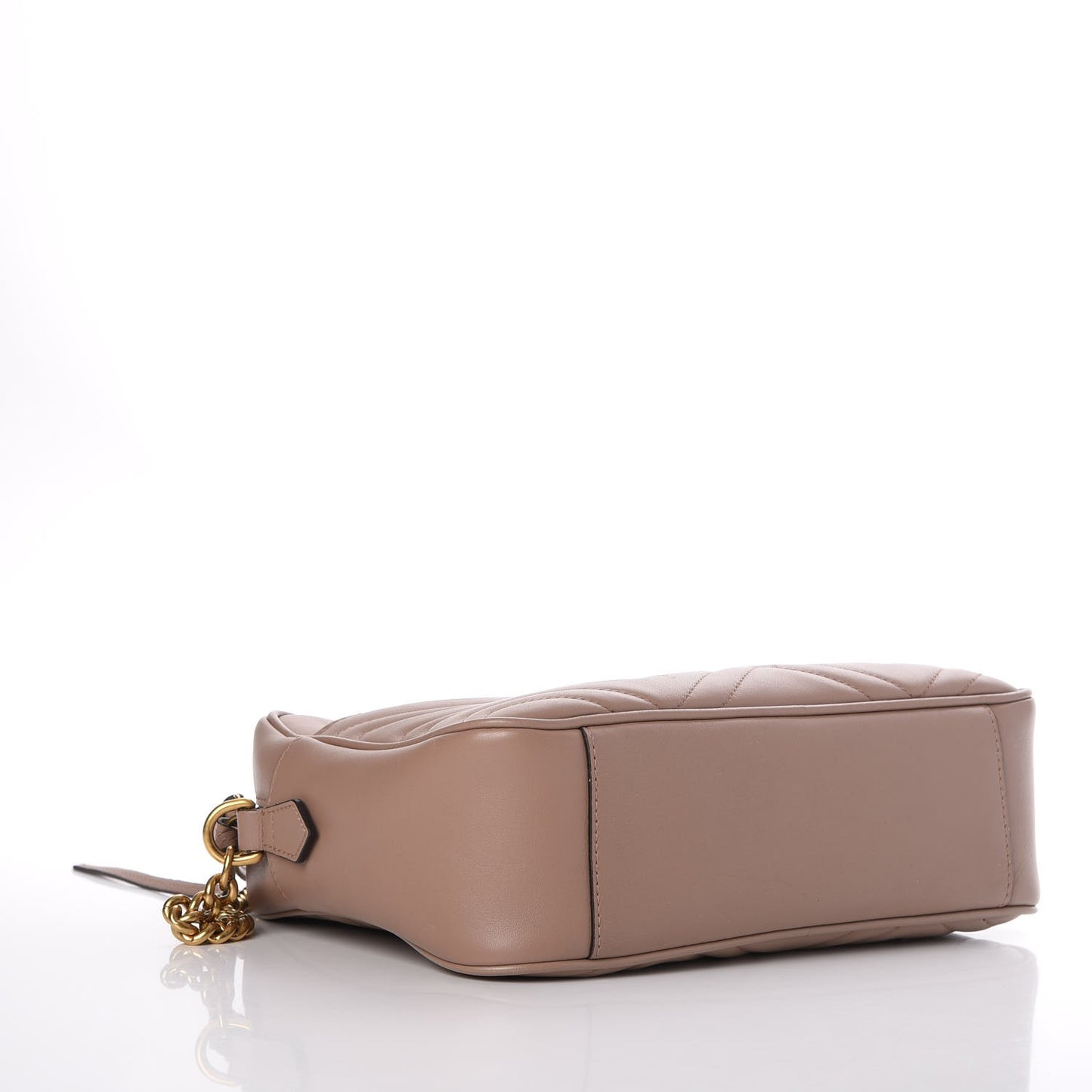 Calfskin Matelasse Medium GG Marmont Chain Shoulder Bag Porcelain Rose