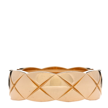 Chanel 18K Yellow Gold Diamond Small Coco Crush Ring 54 7 3 of 5