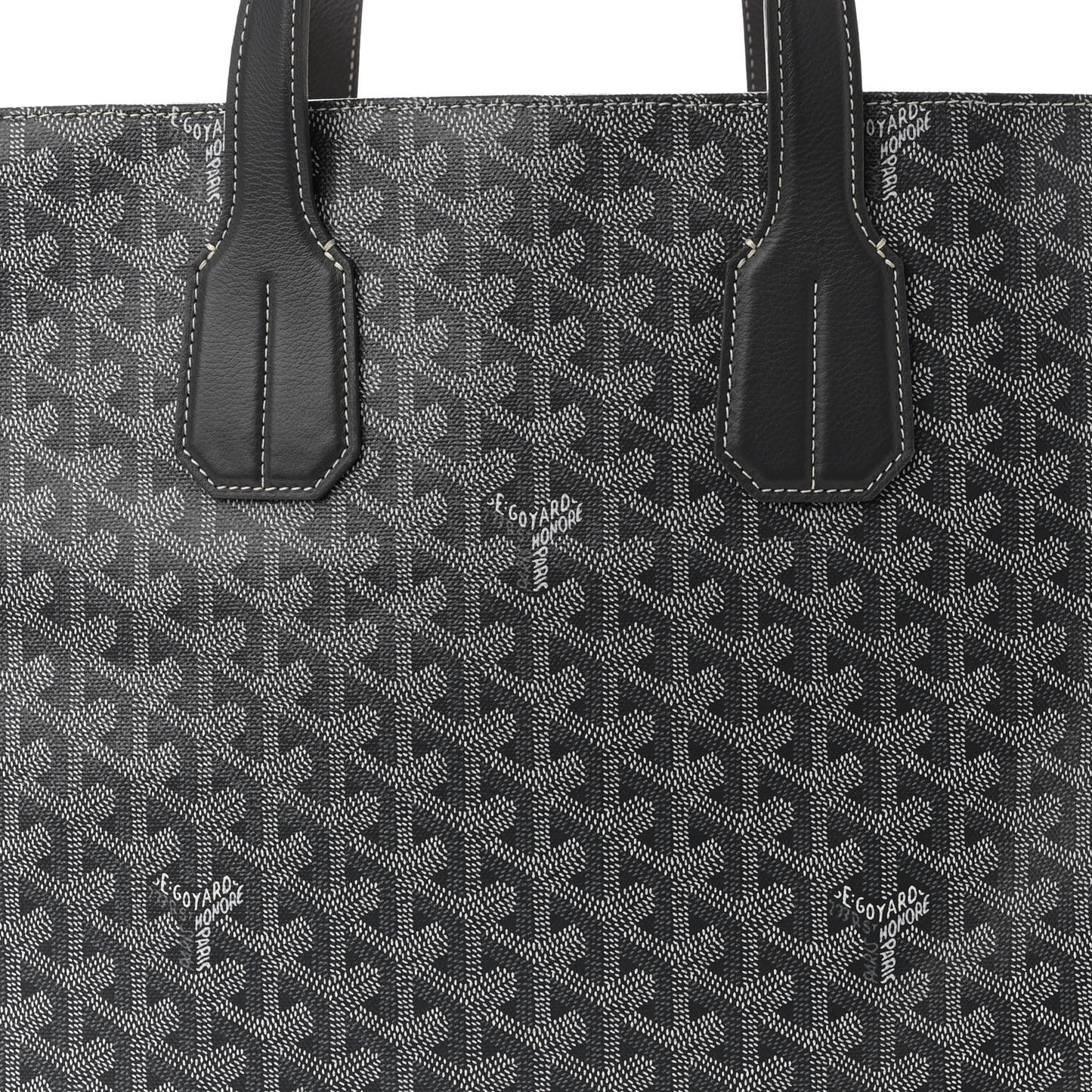 Goyardine Voltaire III Tote Grey