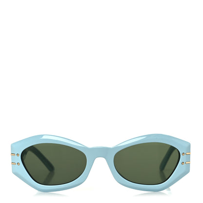 Christian Dior Acetate DiorSignature B1U Butterfly Sunglasses Light Blue 2 of 8