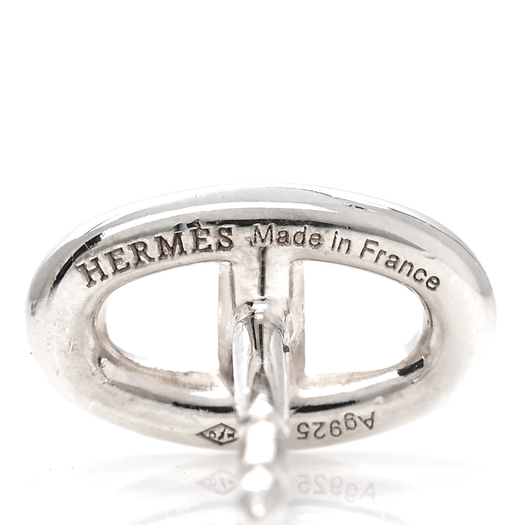 Hermes Sterling Silver TPM Farandole Earrings 4 of 6