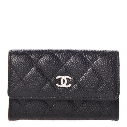 Chanel Caviar Quilted Flap Card Holder Black 1 of 9
