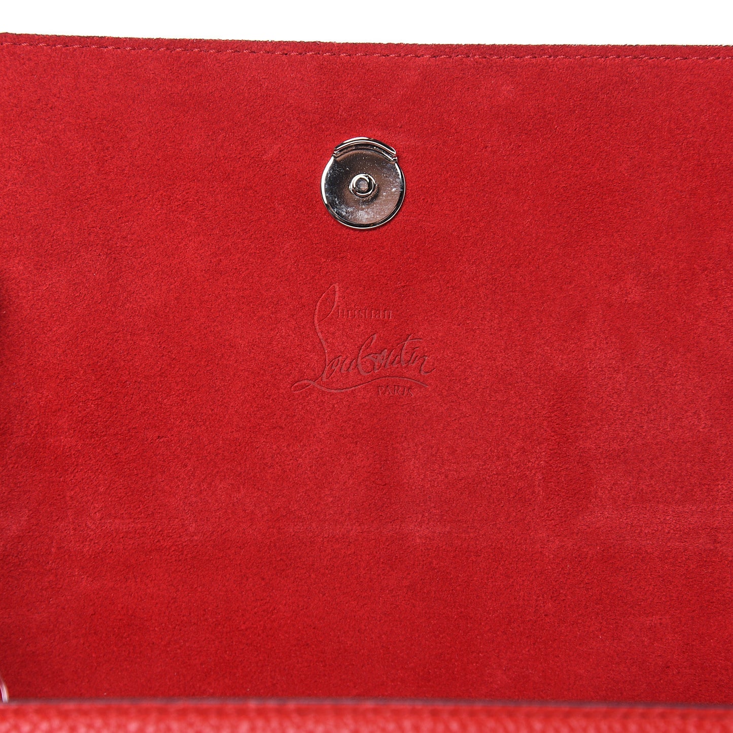 Calfskin Boudoir Chain Belt Bag Red