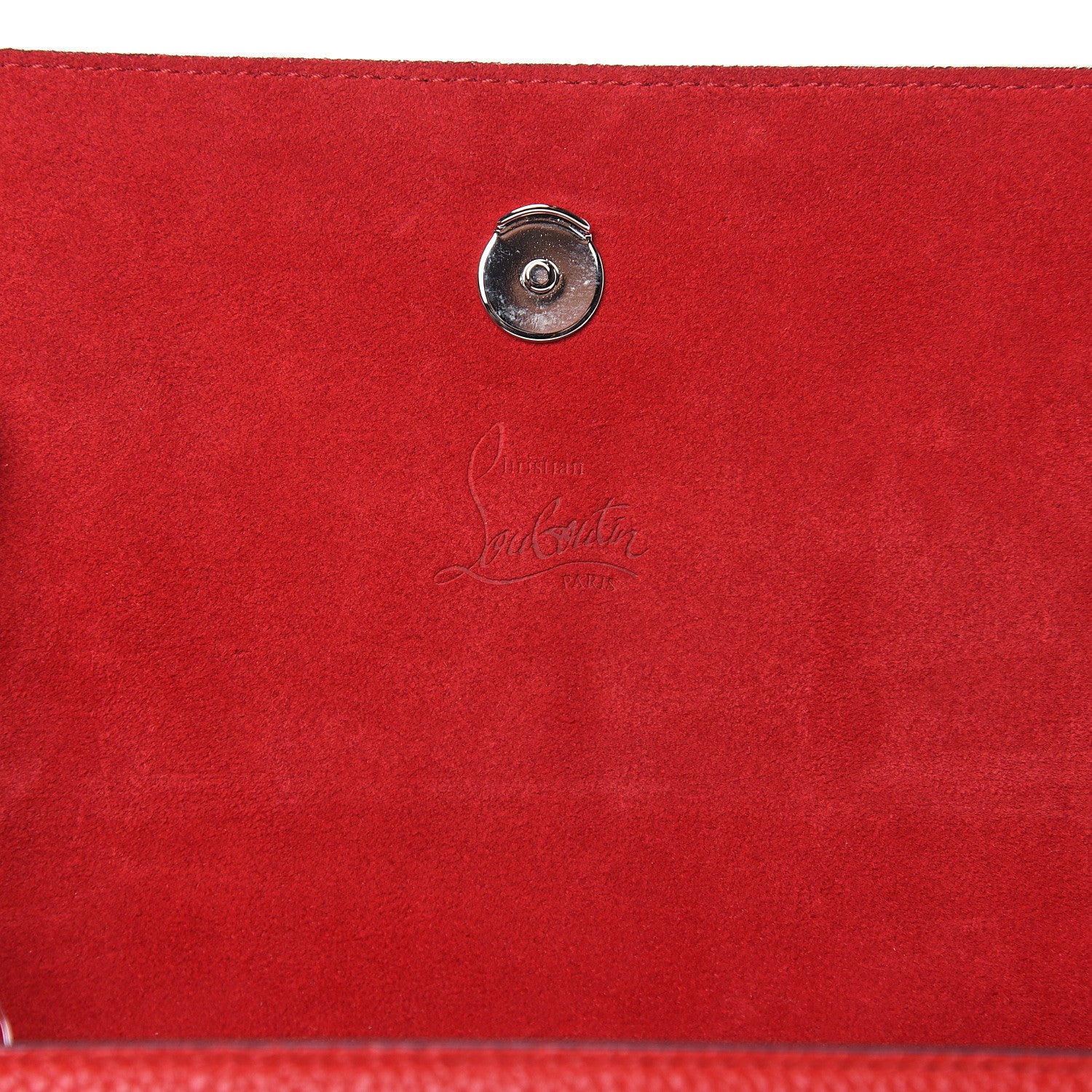 Christian Louboutin Calfskin Boudoir Chain Belt Bag Red 8 of 8