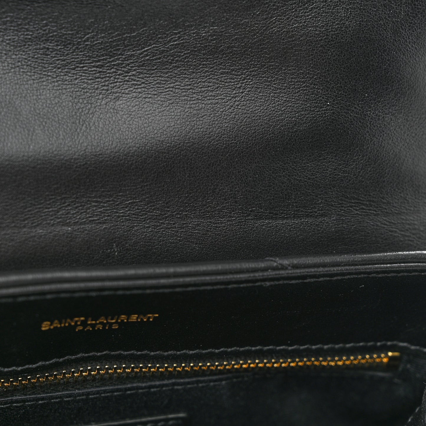 Calfskin Y Quilted Monogram Toy Loulou Crossbody Bag Black