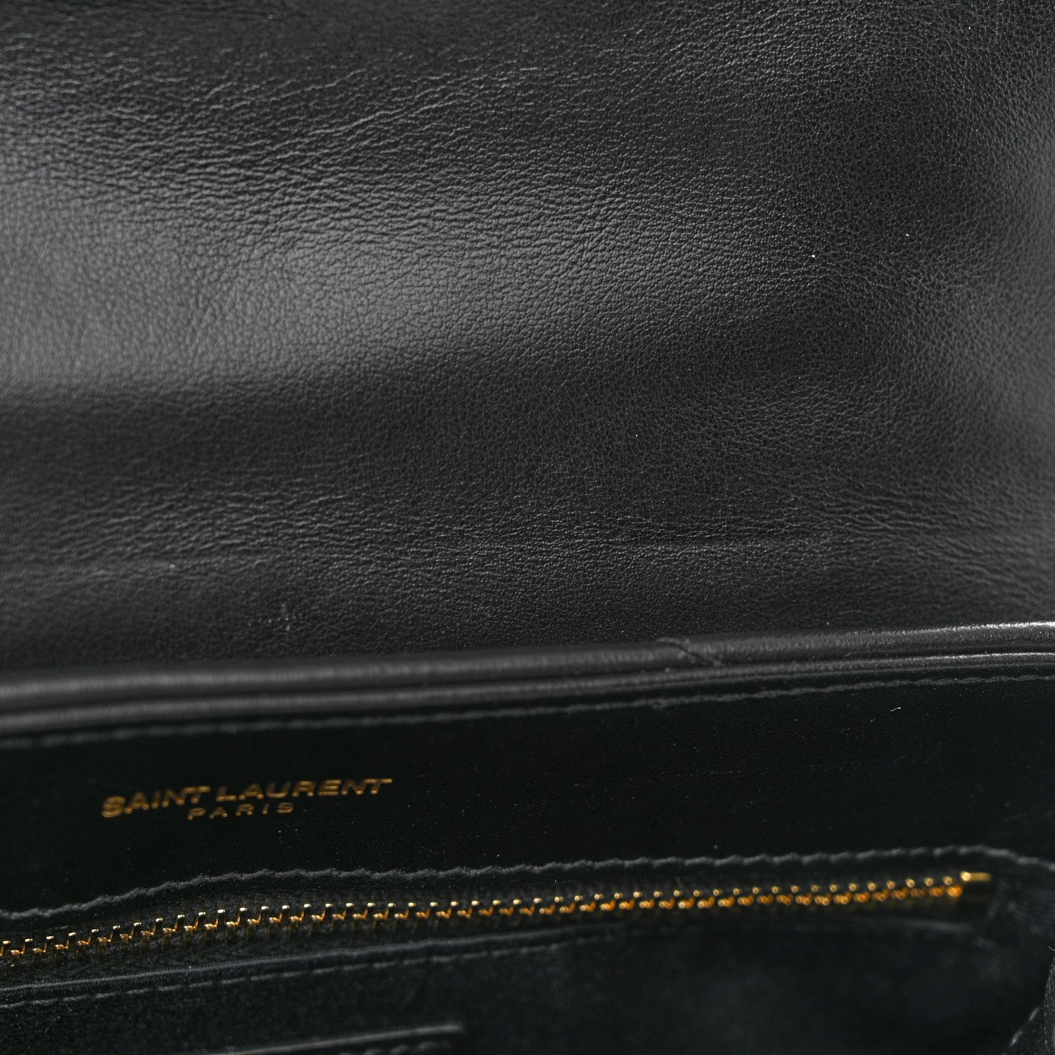 Saint Laurent Calfskin Y Quilted Monogram Toy Loulou Crossbody Bag Black 11 of 11
