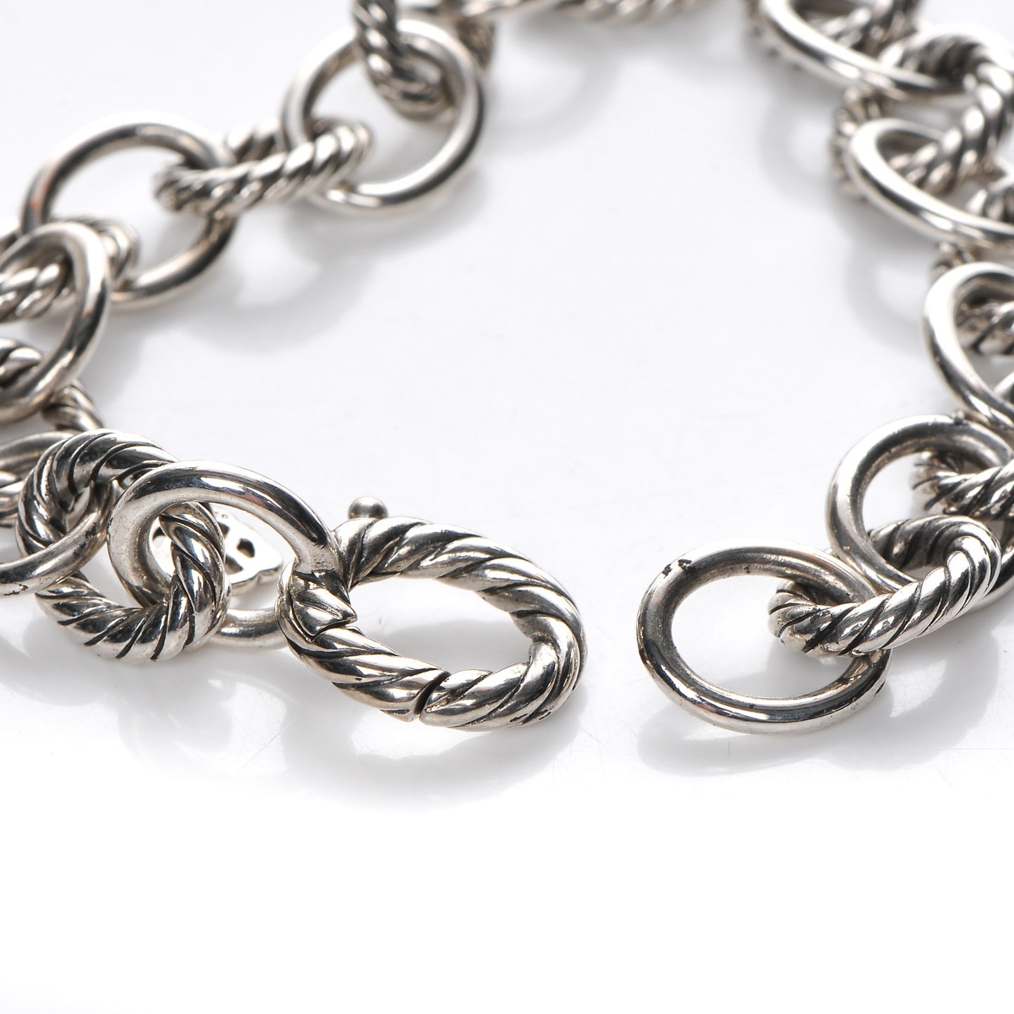 Sterling Silver 10mm Medium Oval Link Bracelet