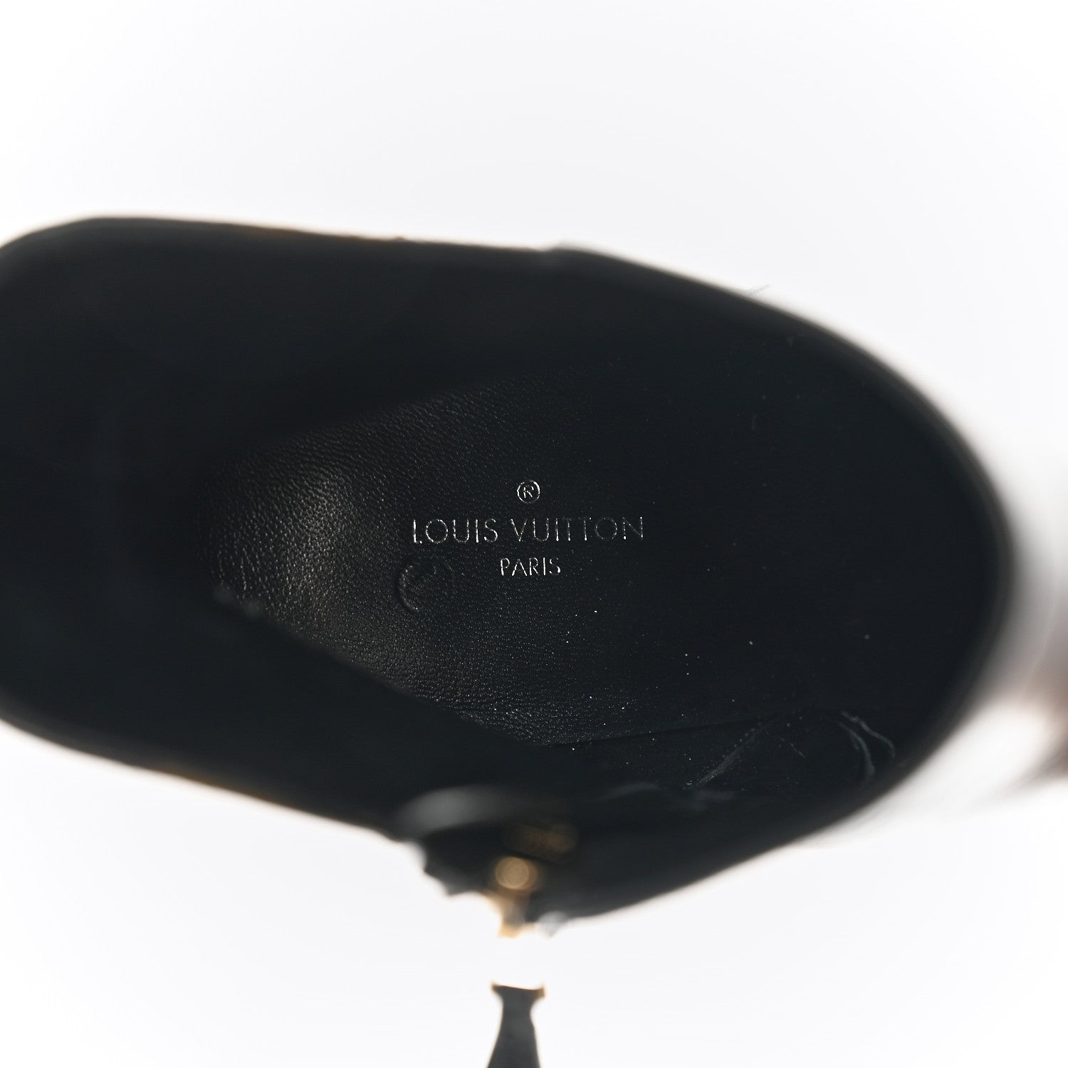 Louis Vuitton Calfskin Monogram Afterglow Platform Ankle Boots 39 Black 7 of 9