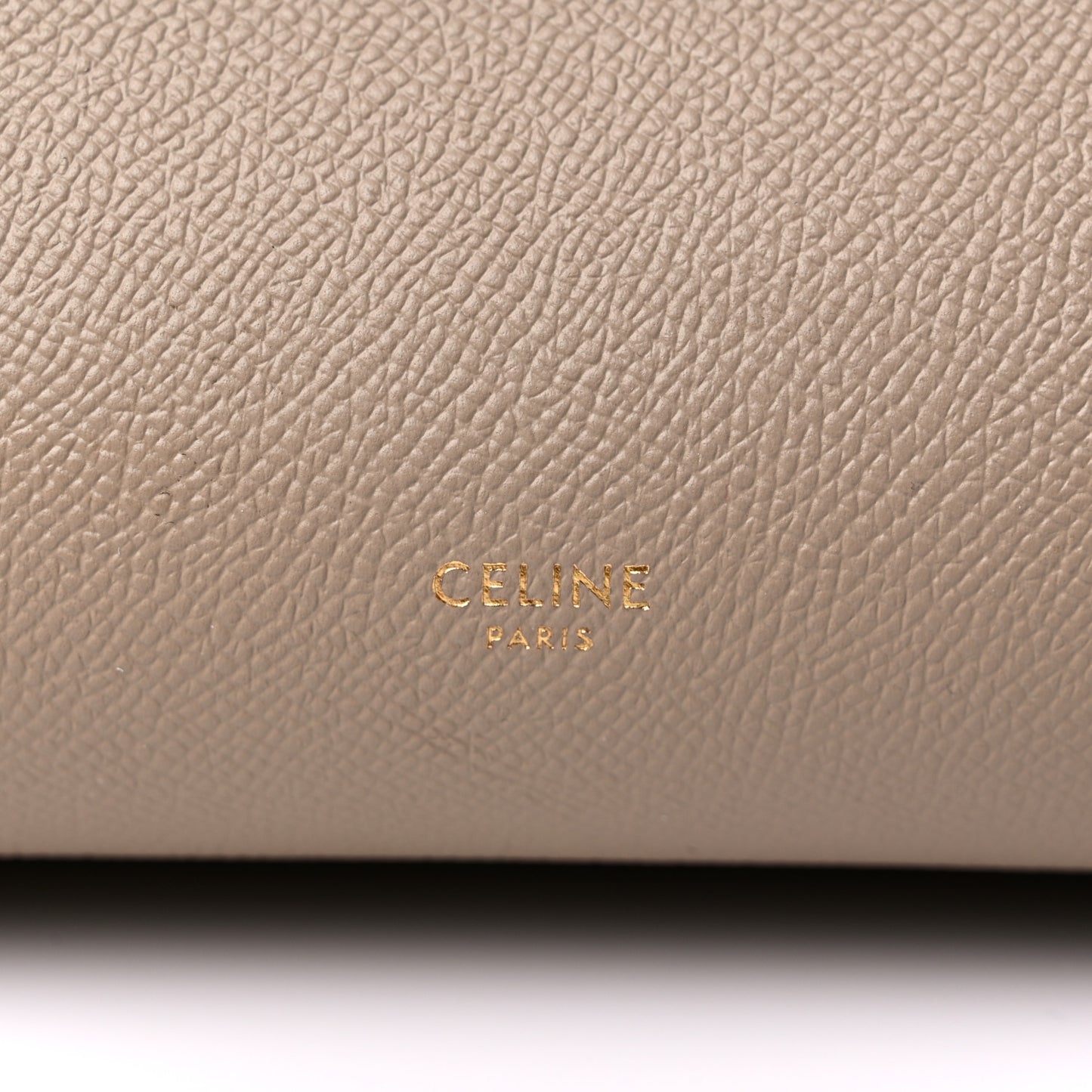 Grained Calfskin Mini Belt Bag Light Taupe
