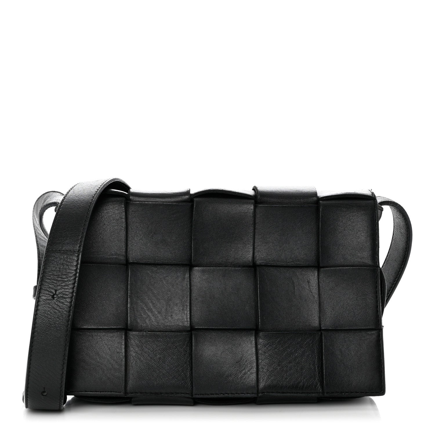 Bottega Veneta Nappa Maxi Intreccio Cassette Bag Black 1 of 11