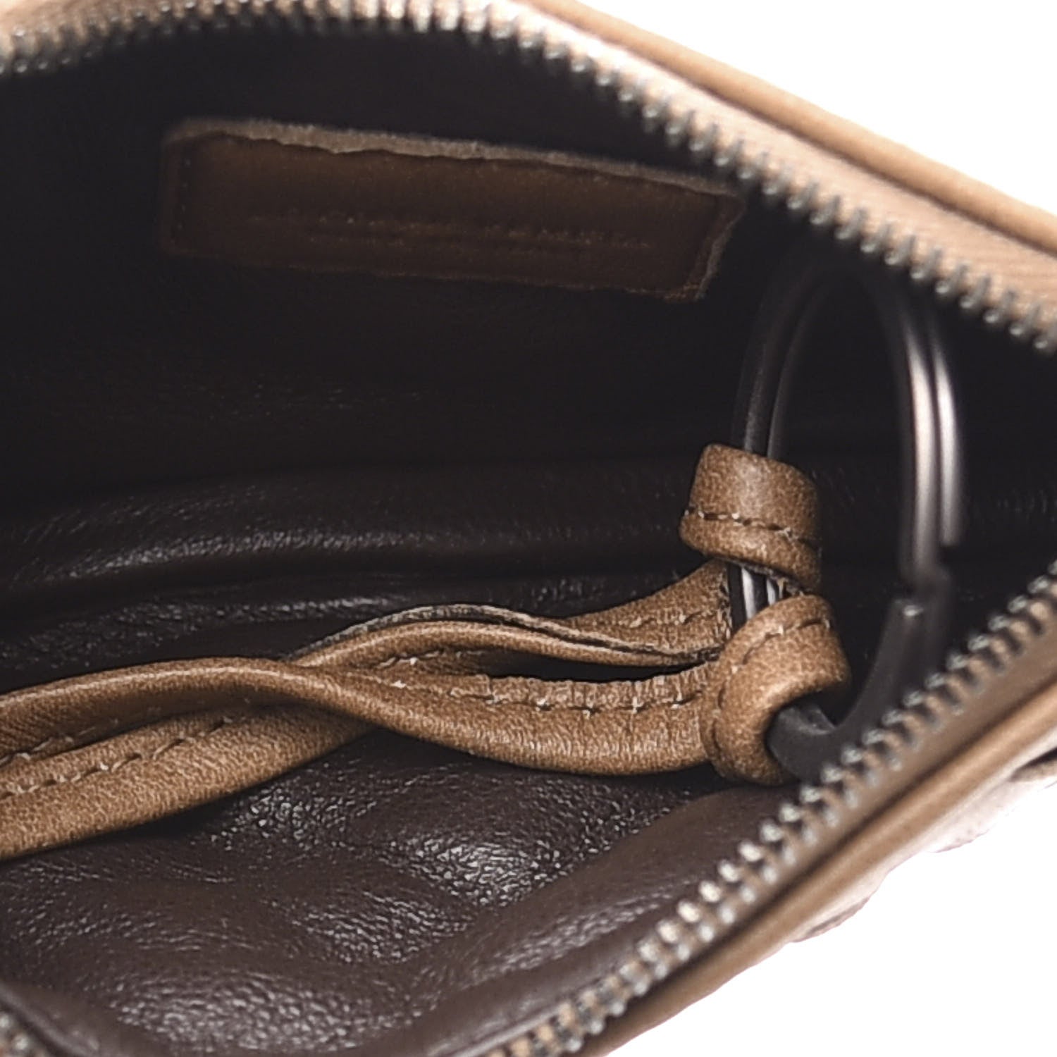 Bottega Veneta Nappa Intrecciato Key Holder Maple 4 of 9