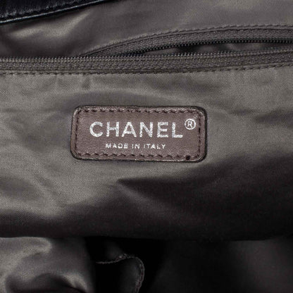 Chanel Leather Modern Chain Shoulder Bag Black 5 of 9