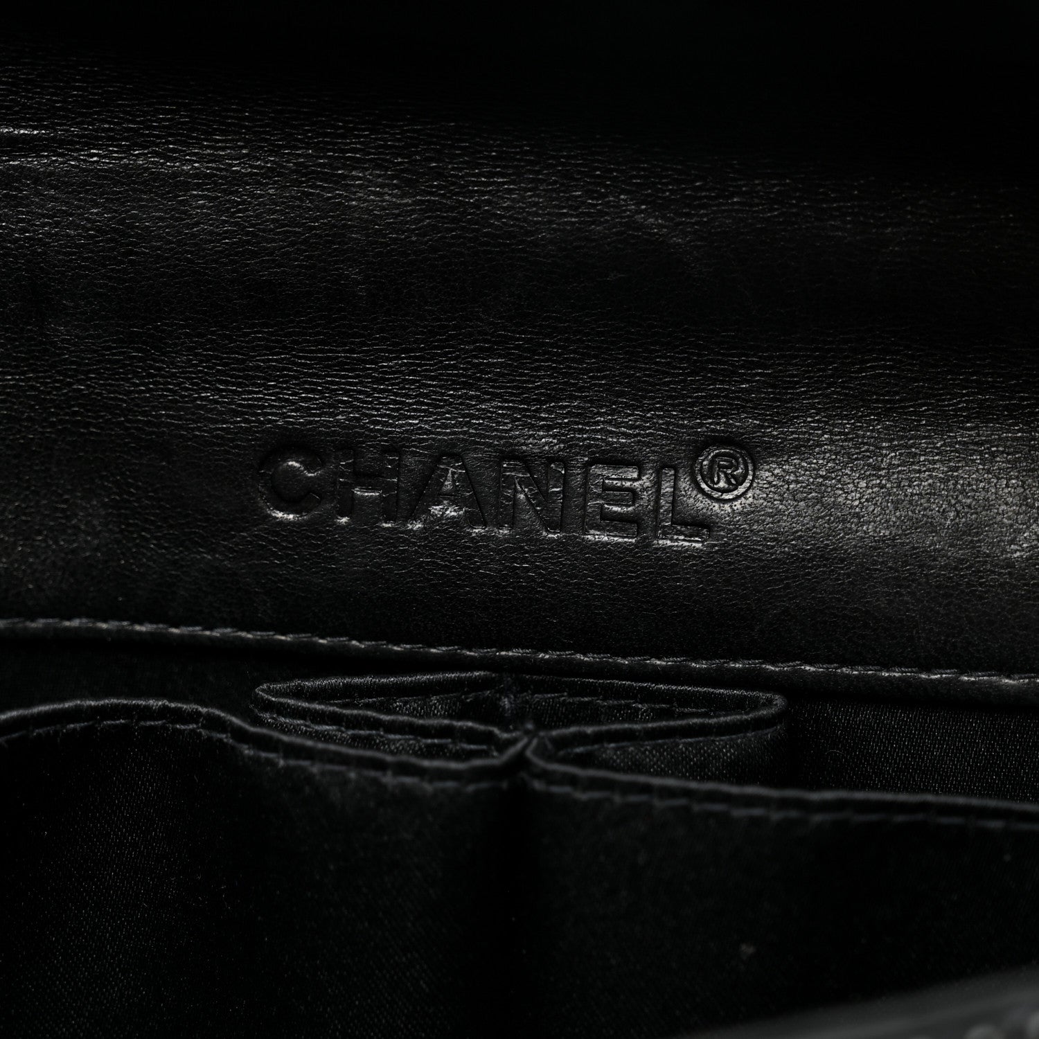 Chanel Pearl Beaded East West Flap Black So Black 6 of 14