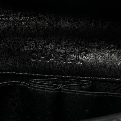 Chanel Pearl Beaded East West Flap Black So Black 6 of 14